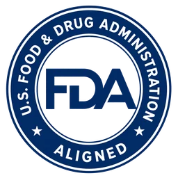 FDA Aligned certification badge
