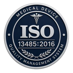 ISO 13485:2016 certification badge